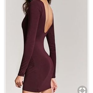 Forever 21 long sleeve bodycon dress